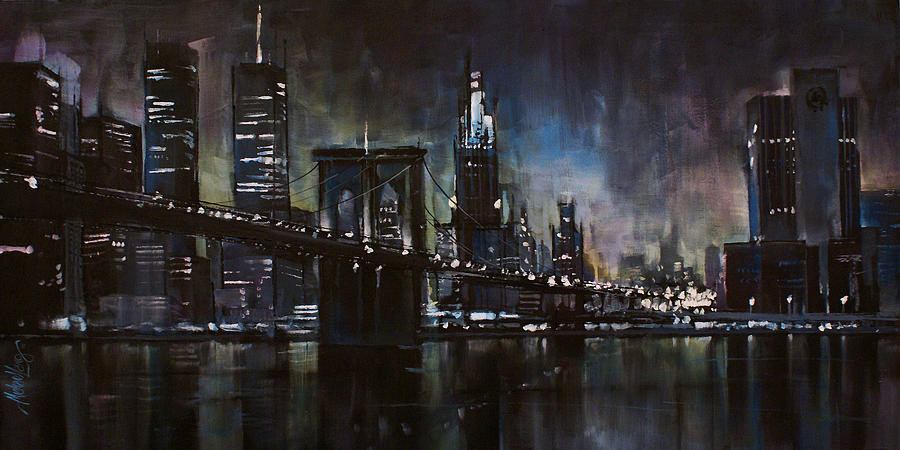 N.Y.City Painting by Michael Lang