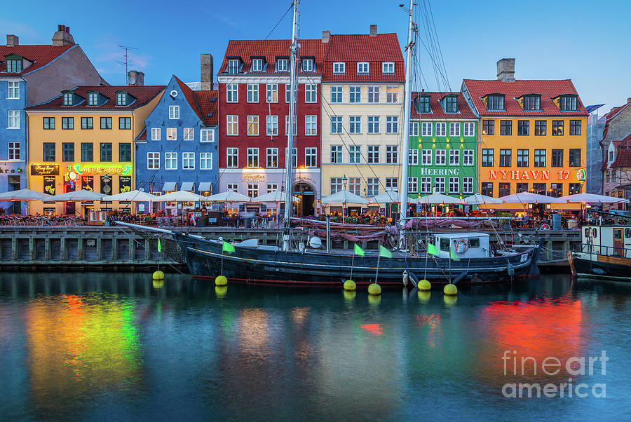 Nyhavn Evening Photograph by Inge Johnsson