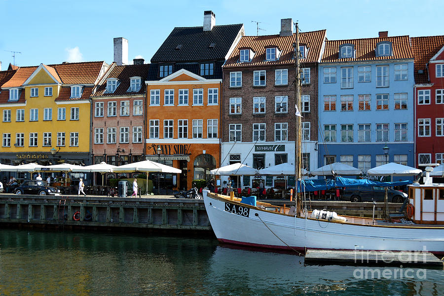 Nyhavn Harbor in Copenhagen Photograph by Catherine Sherman