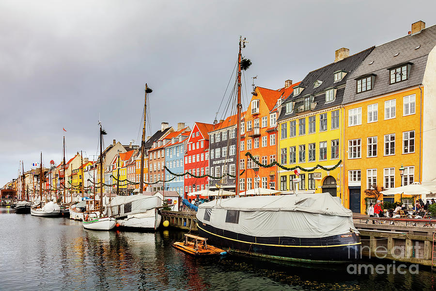Nyhavn harbour in Copenhagen Photograph by Sophie McAulay