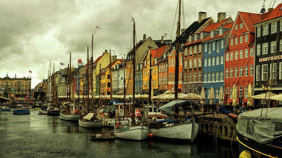 Nyhavn in Copenhagen Photograph by Rob Hemphill