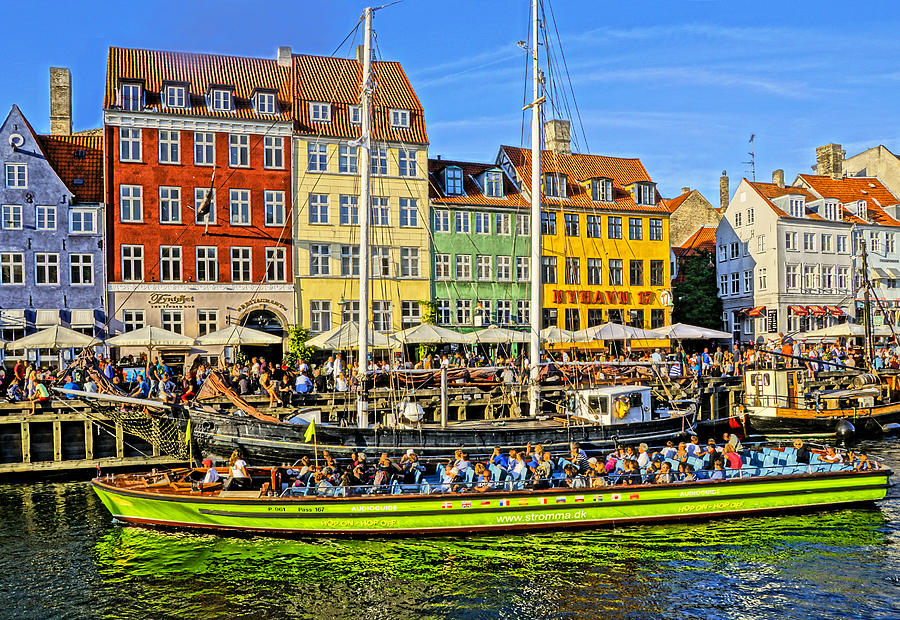 Nyhavn Tour Boat Photograph by Dennis Cox