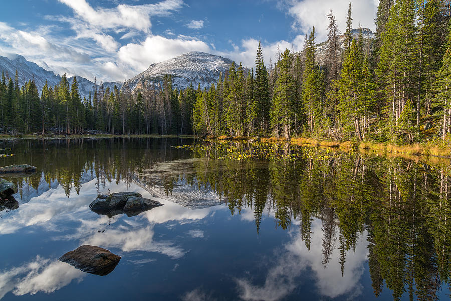 Rocky Mountain National Park Photograph - Nymph Lake by Dustin LeFevre
