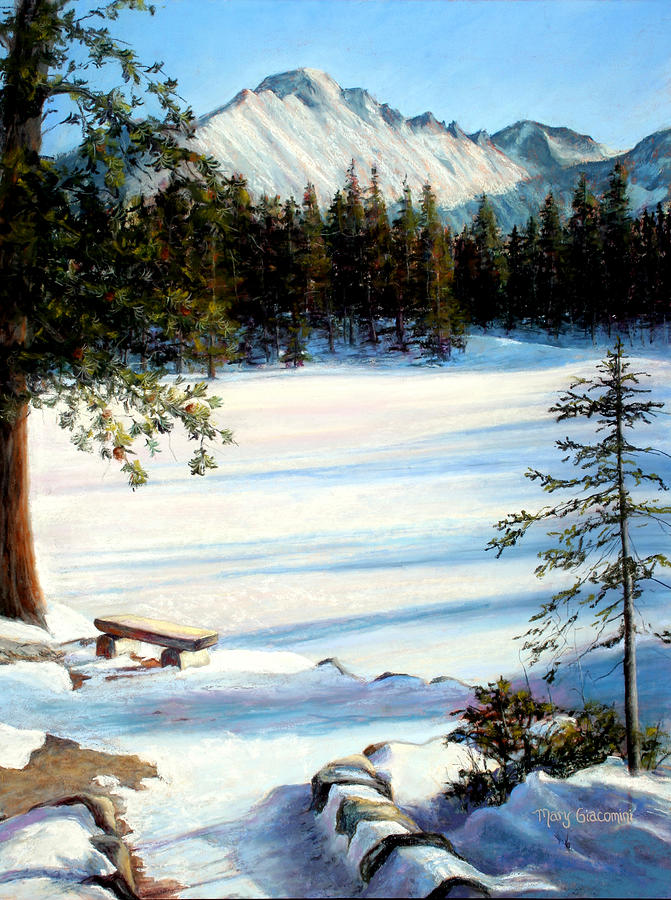 Nymph Lake Painting by Mary Giacomini