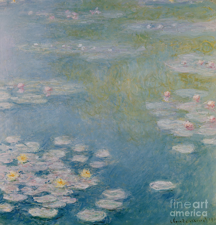 Claude Monet Painting - Nympheas at Giverny by Claude Monet