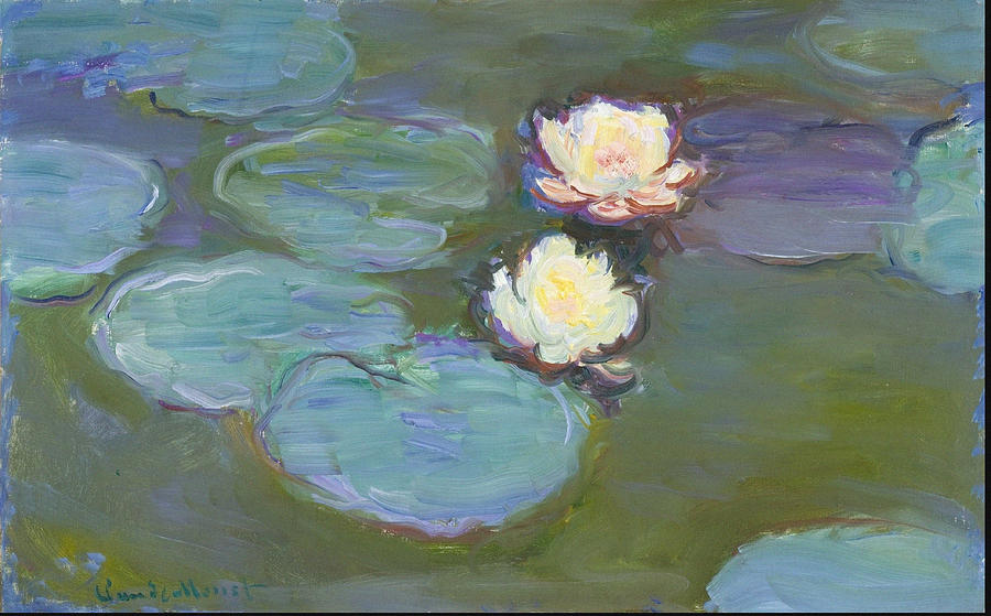 Nympheas Circa 1897 Painting by Claude Monet | Fine Art America