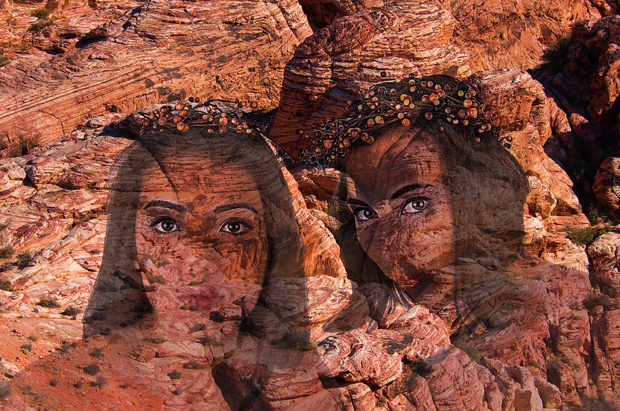 Nymphs Of The Red Rocks Photograph