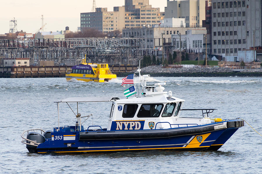 NYPD Harbor Unit Photograph by SR Green