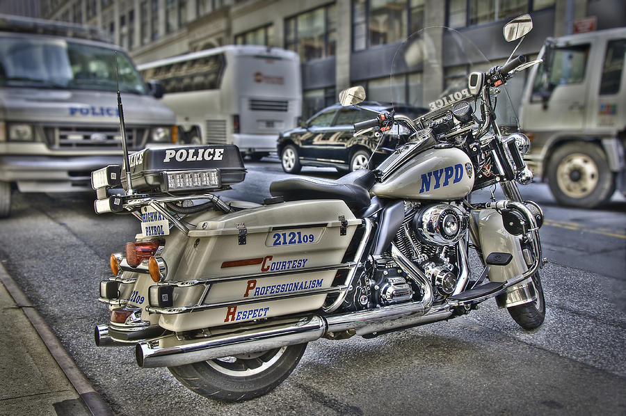 NYPD Highway Patrol Photograph by Andreas Freund