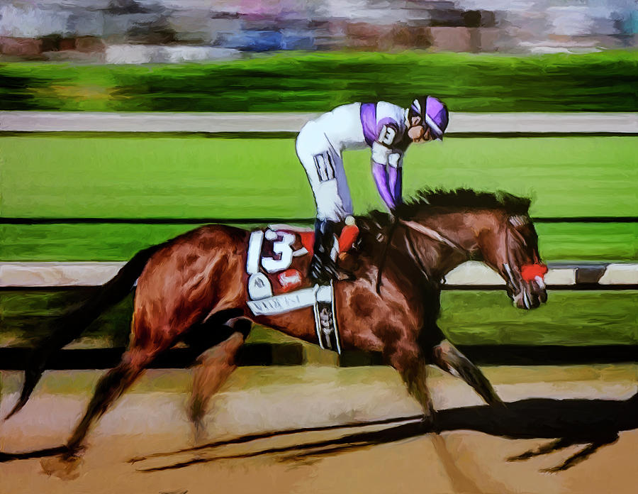 Nyquist 2 Painting by Rick Mosher