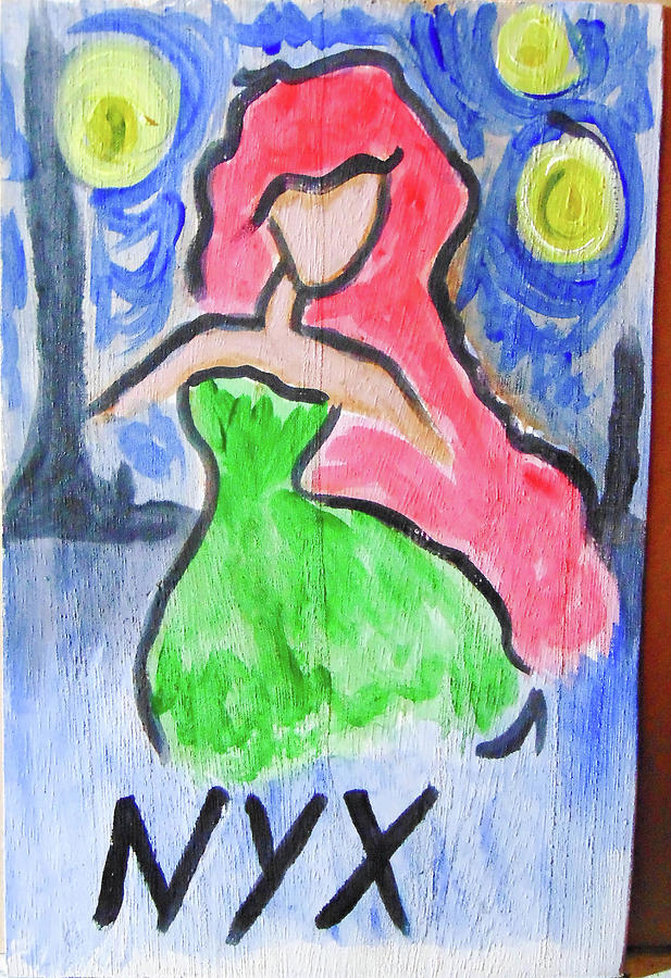 Nyx Painting by Loretta Nash