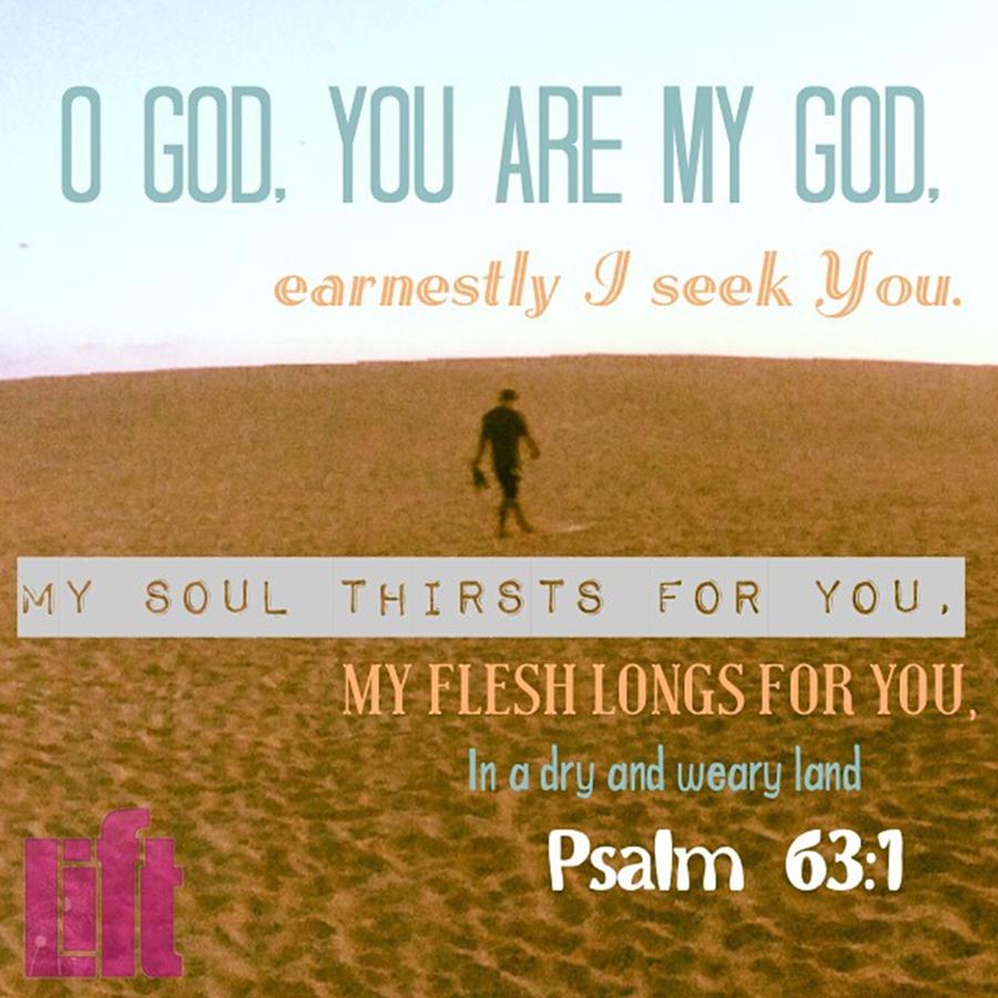 Longing Photograph - O God, You Are My God, Earnestly I Seek by LIFT Womens Ministry designs --by Julie Hurttgam