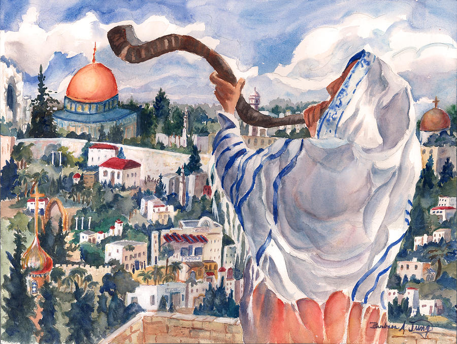 Holy Land Painting - O Jerusalem by Barbara Jung