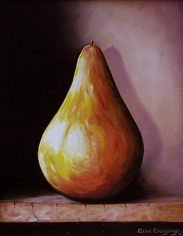 O pear Painting by Gene Gregory