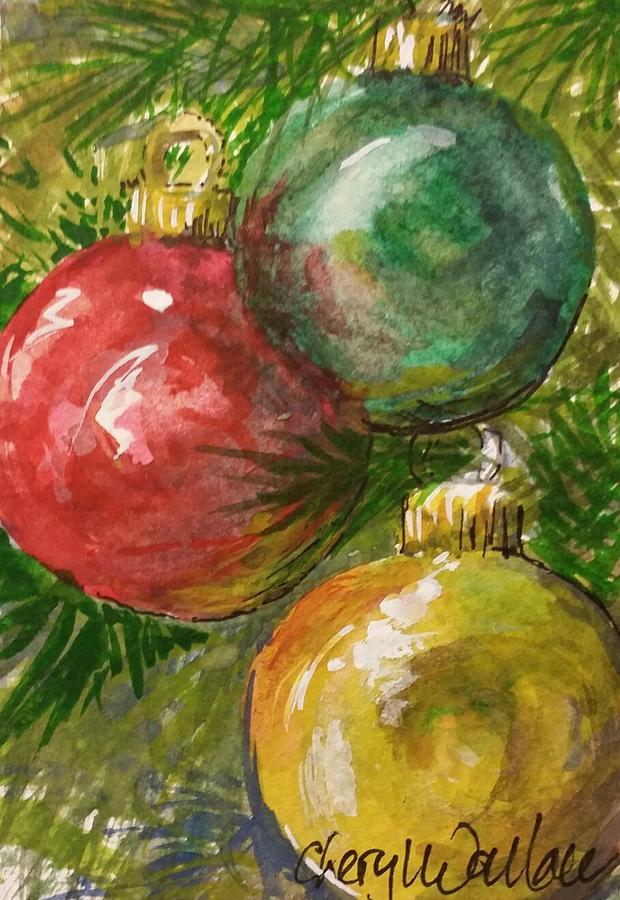 O Tannenbaum  Painting by Cheryl Wallace