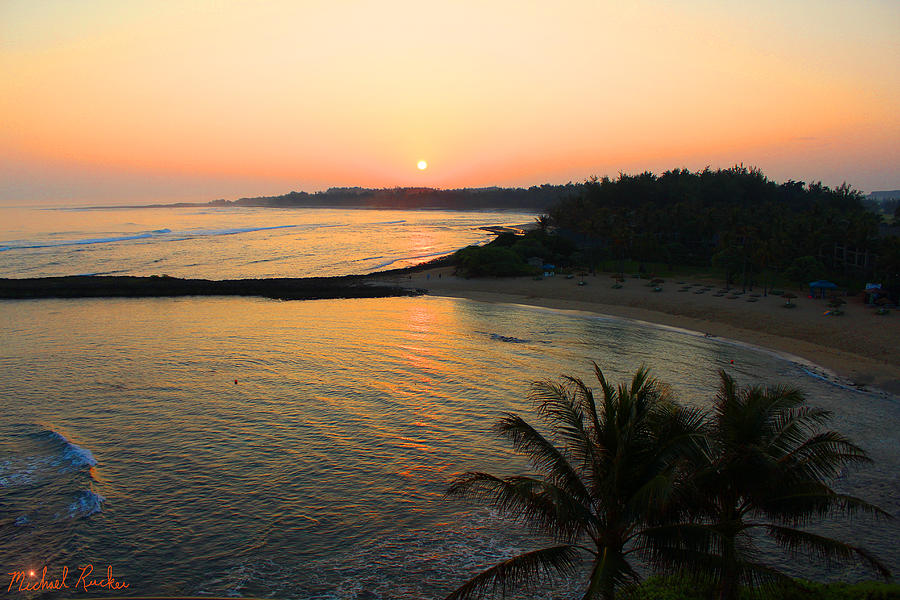 Oahu Hawaii Sunrise Photograph by Michael Rucker