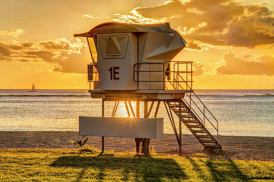 Oahu Lifeguard Photograph by Chris Austin