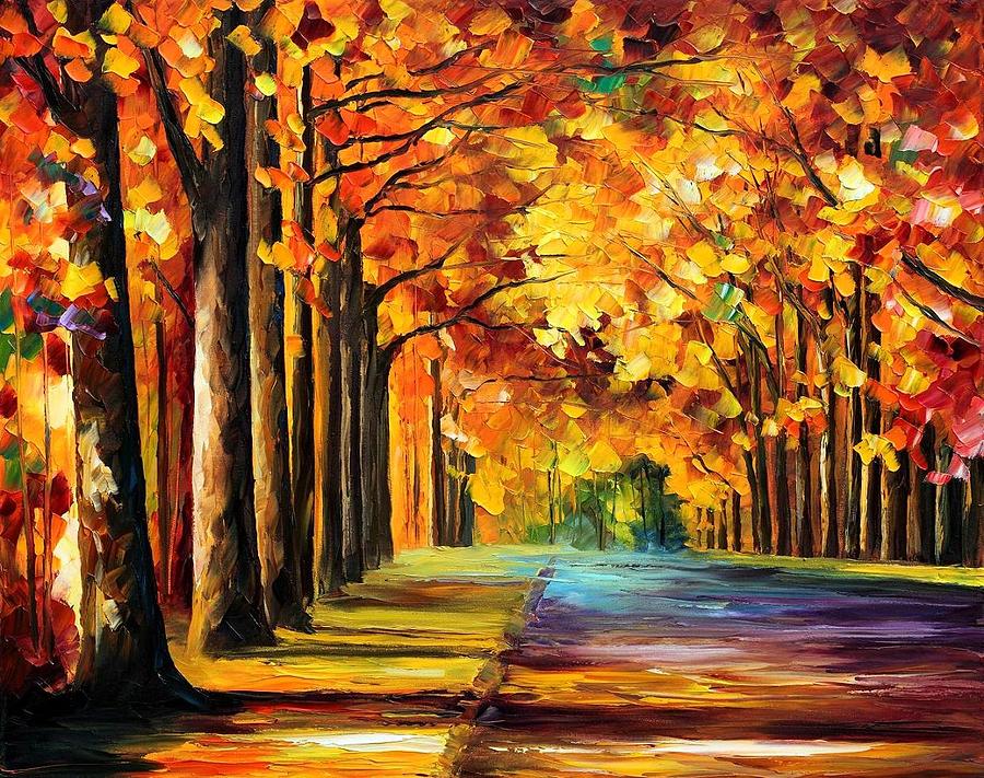 Oak Alley Painting by Leonid Afremov | Fine Art America