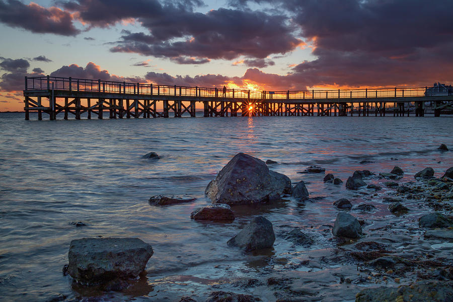 Oak Beach Sunset Photograph by Sean Comiskey - Fine Art America