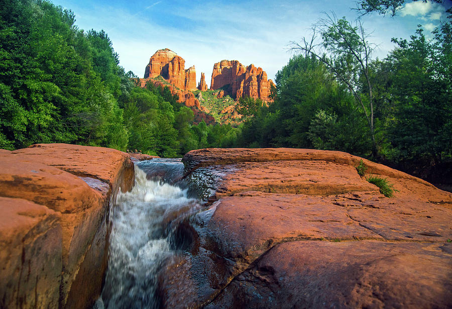 Oak Creek and Cathedral Rock Sedona Photograph by Steven Barrows