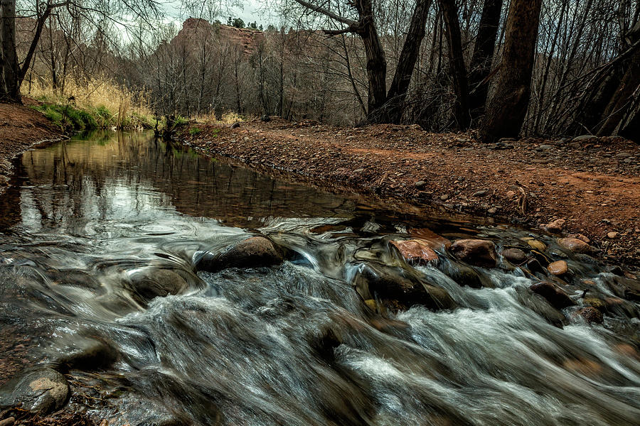 Oak Creek at Red Rock Crossing Photograph by Belinda Greb