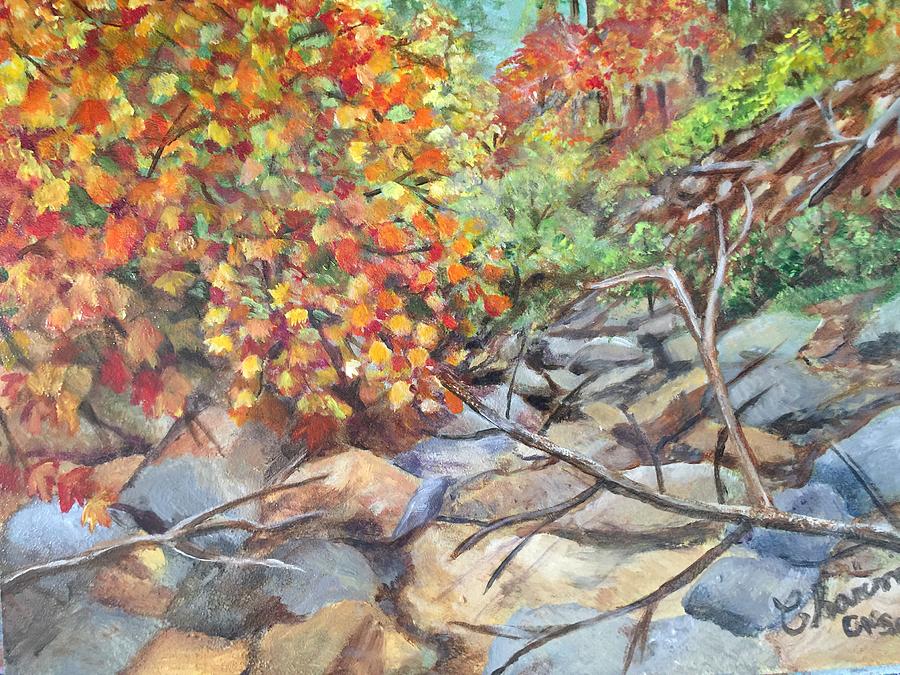 Oak Creek Canyon Painting by Charme Curtin
