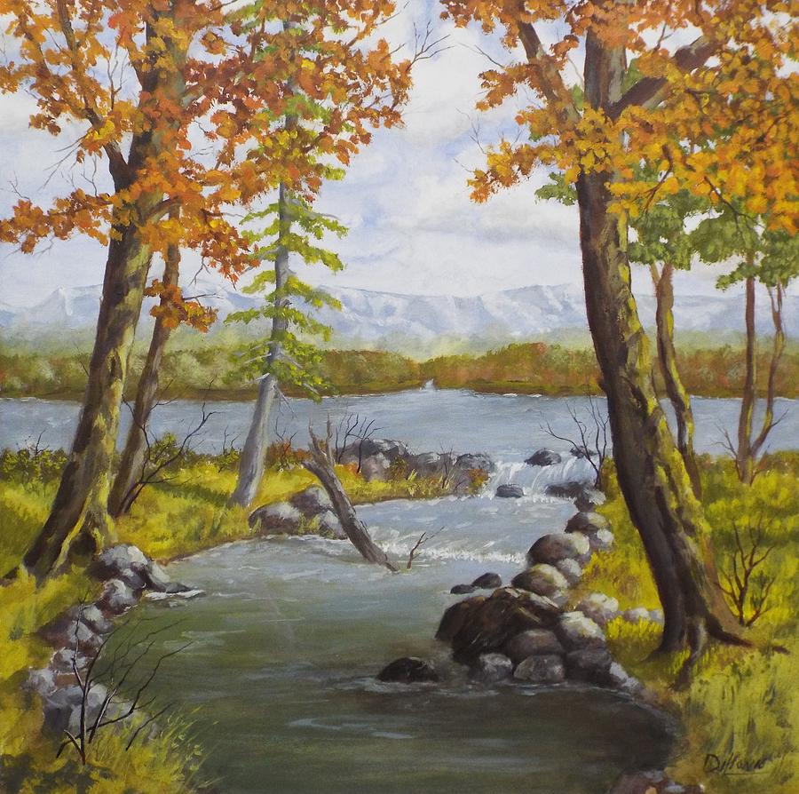 Oak Creek Painting by Michael Dillon