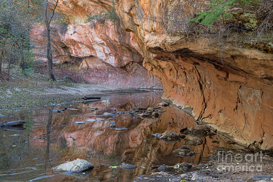 Oak Creek Reflections - Sedona, Az Photograph