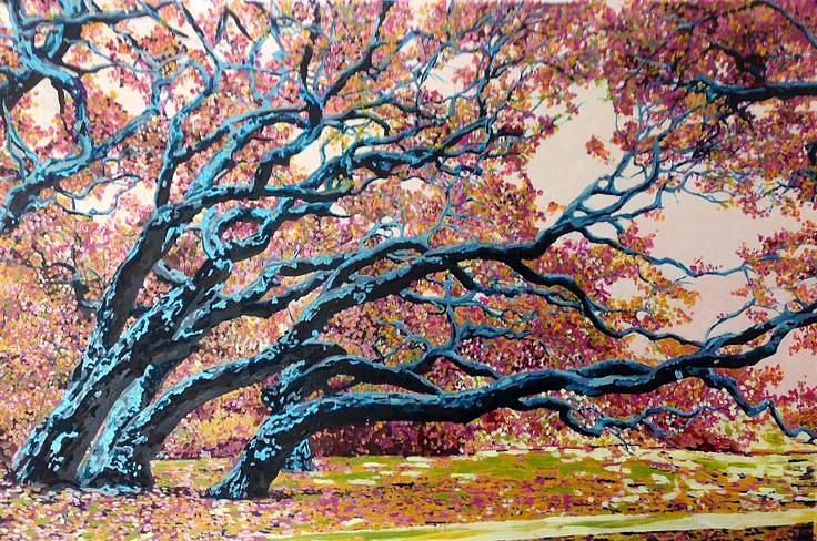 Oak Grove #3 Painting by Kimberly Delgado - Pixels