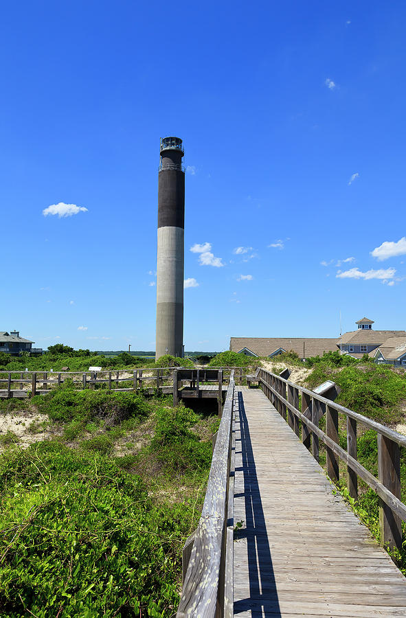 Oak Island Lighthouse In Nc Photograph