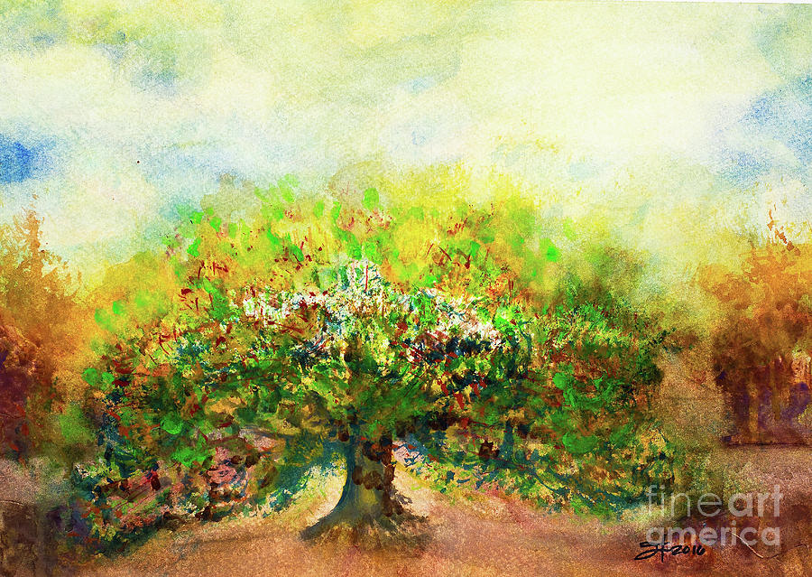 Oak Nest Painting by Francelle Theriot