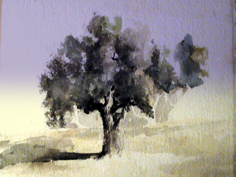 Oak Tree Painting by Steven Holder