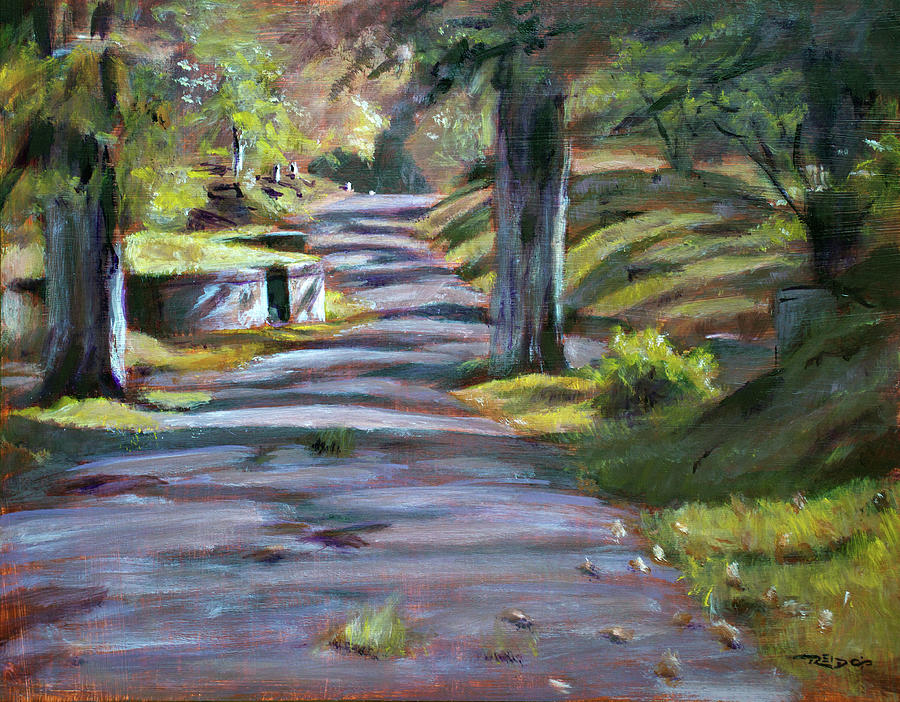 Oakdale Path Painting by Christopher Reid