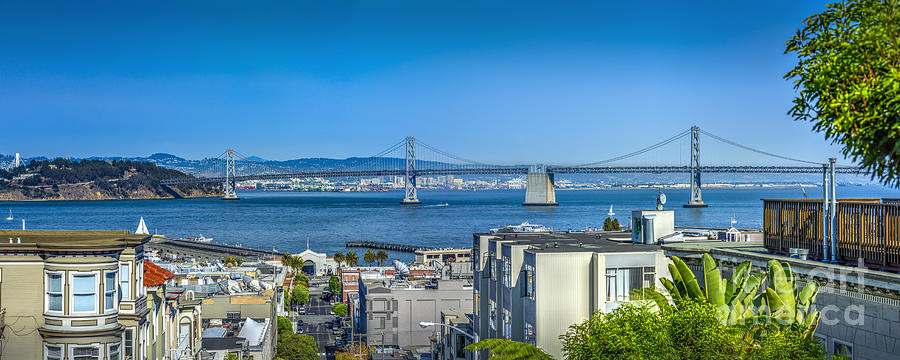 Oakland Bay Bridge San Francisco 3 Photograph by David Zanzinger