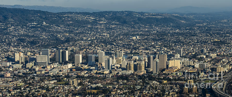 Oakland California Aerial Photo Photograph by David Oppenheimer