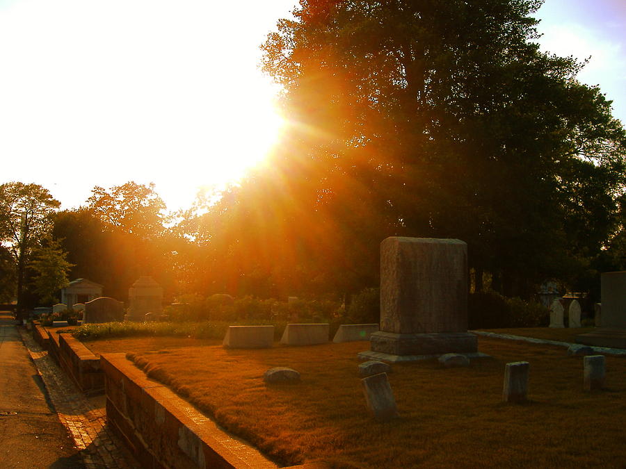 Atlanta Photograph - Oakland Cemetery In Atlanta by Cat Rondeau