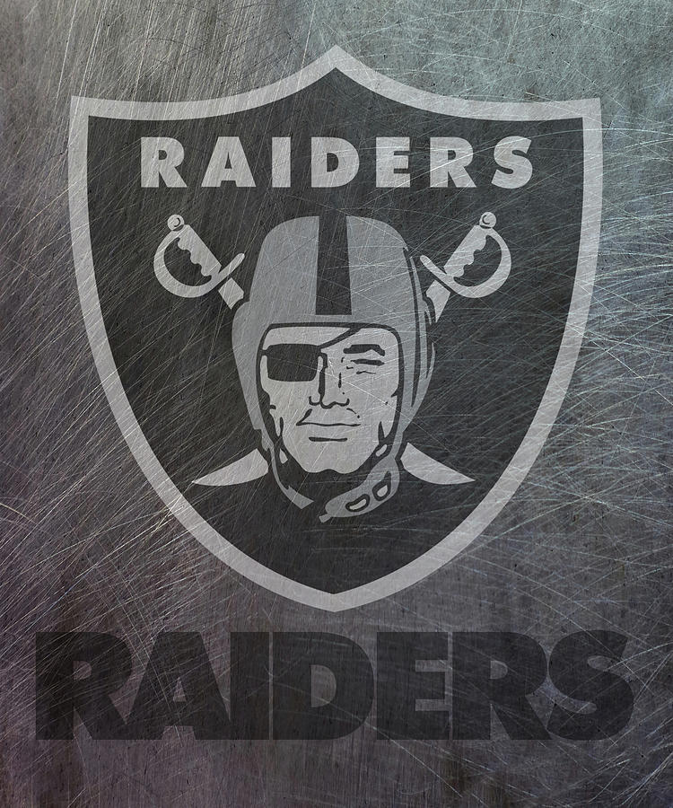 Oakland Raiders Translucent Steel Mixed Media by Movie Poster Prints