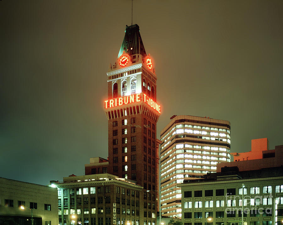 Oakland Tribune Tower Photograph by Wernher Krutein