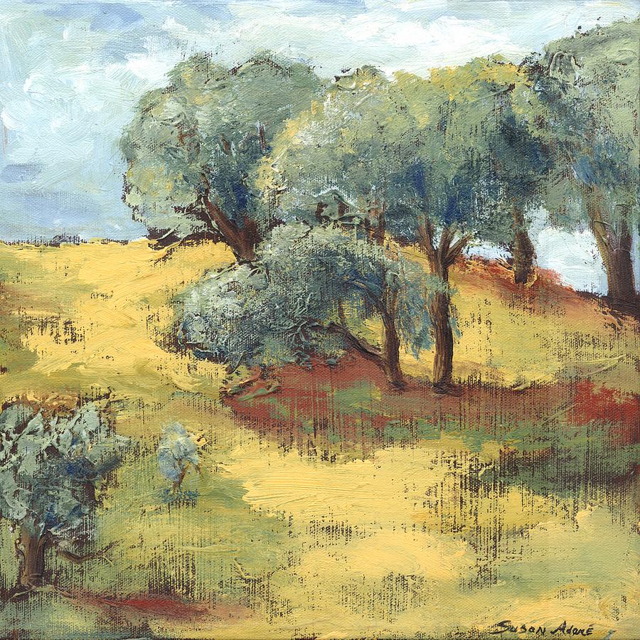 Tree Painting - Oaks in California by Susan Adame