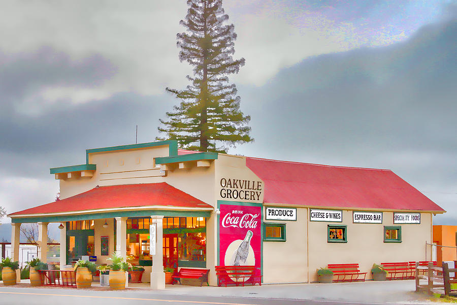 Napa Photograph - Oakville Grocery by Bill Gallagher