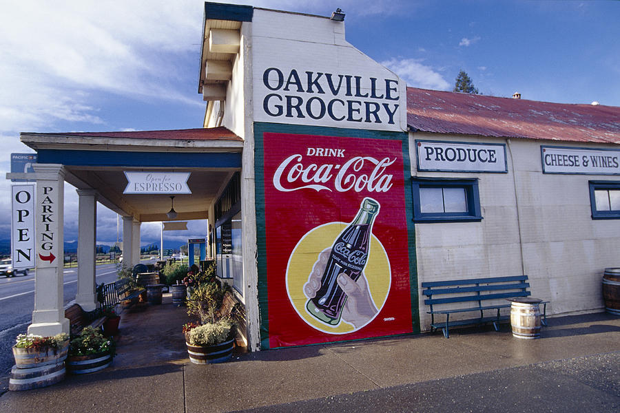 Oakville Grocery Store Napa Valley Photograph by George Oze