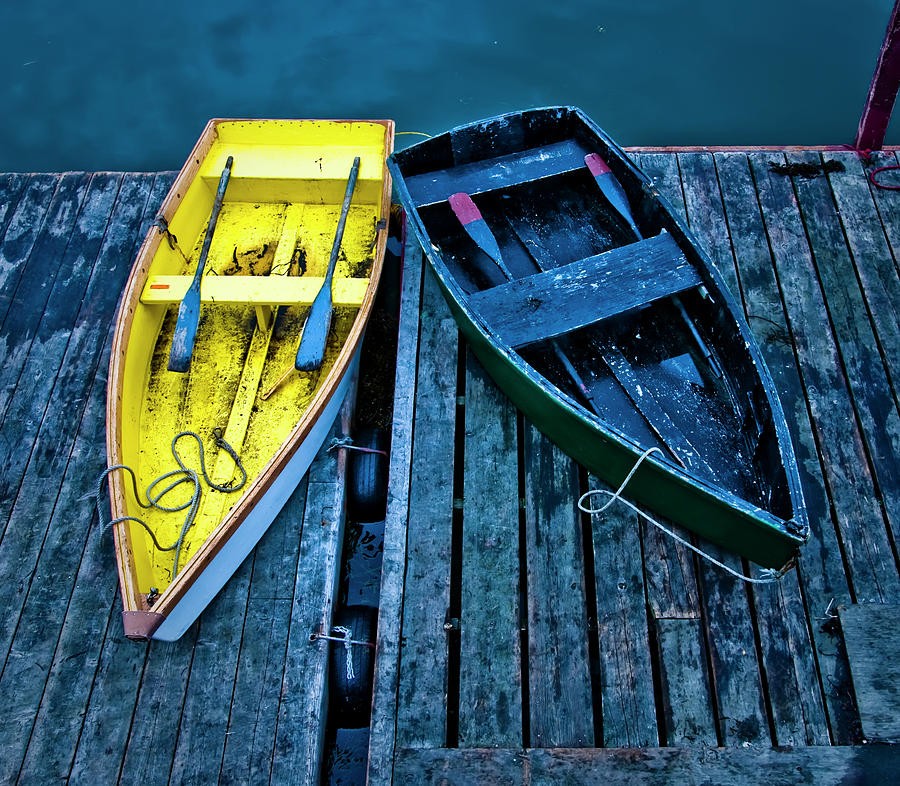 Oars Up Photograph by Jeff Cooper