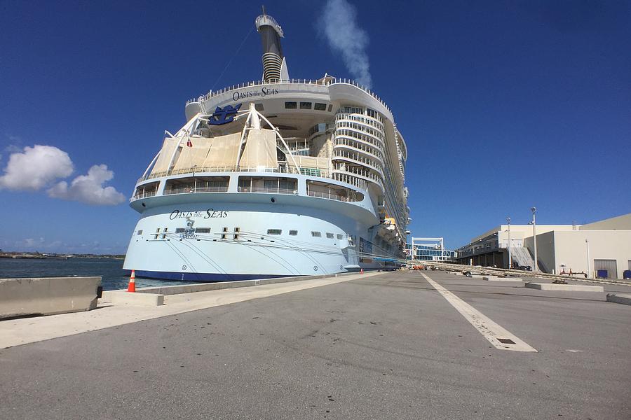 Oasis of the Seas at Dock Photograph by Bradford Martin