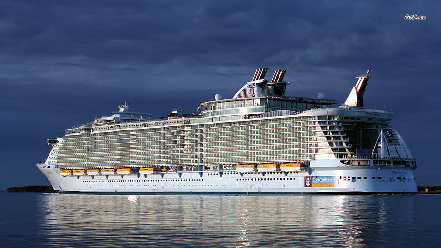 Boat Photograph - Oasis Of The Seas by Jackie Russo