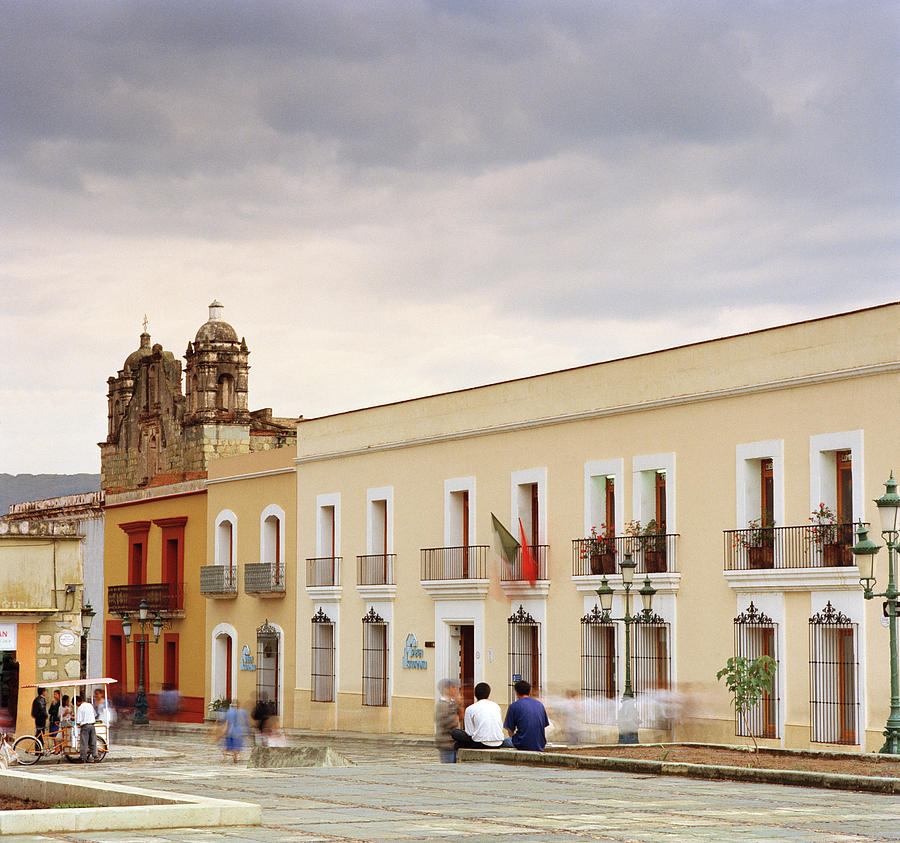 Twilight In Oaxaca Mexico Photograph by Shaun Higson - Fine Art America