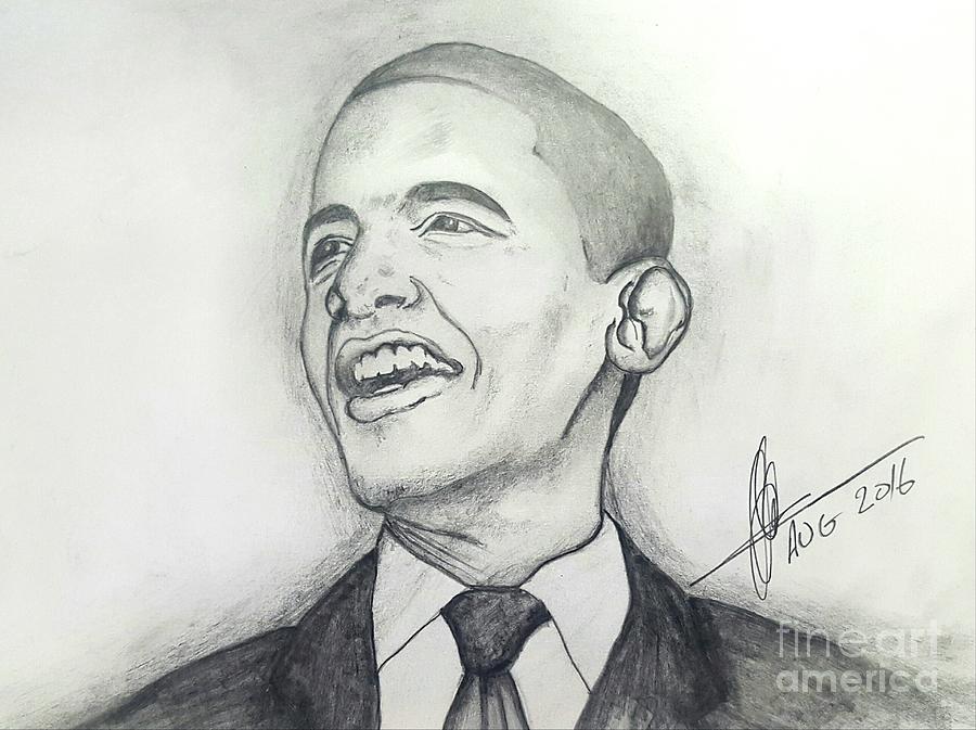 Obama 3 Drawing