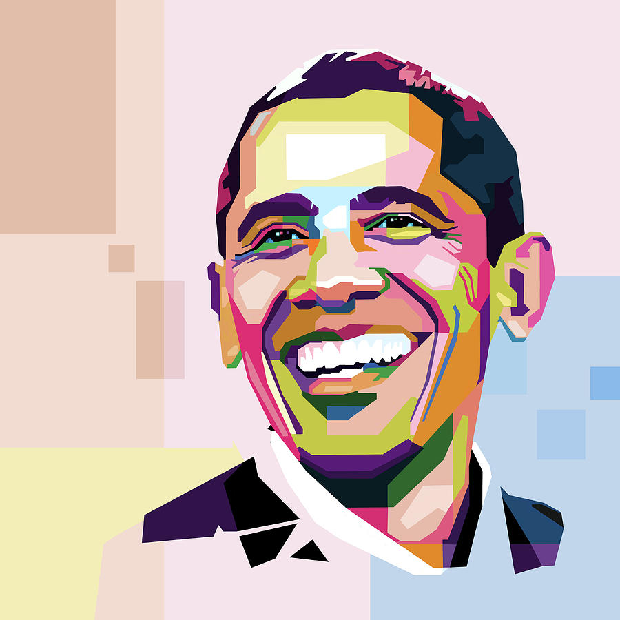 Obama Digital Art by Andree Soka