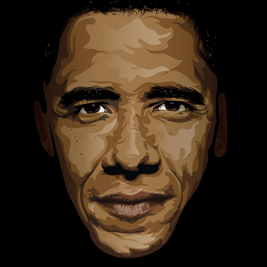 Obama Digital Art by Tec Nificent - Fine Art America