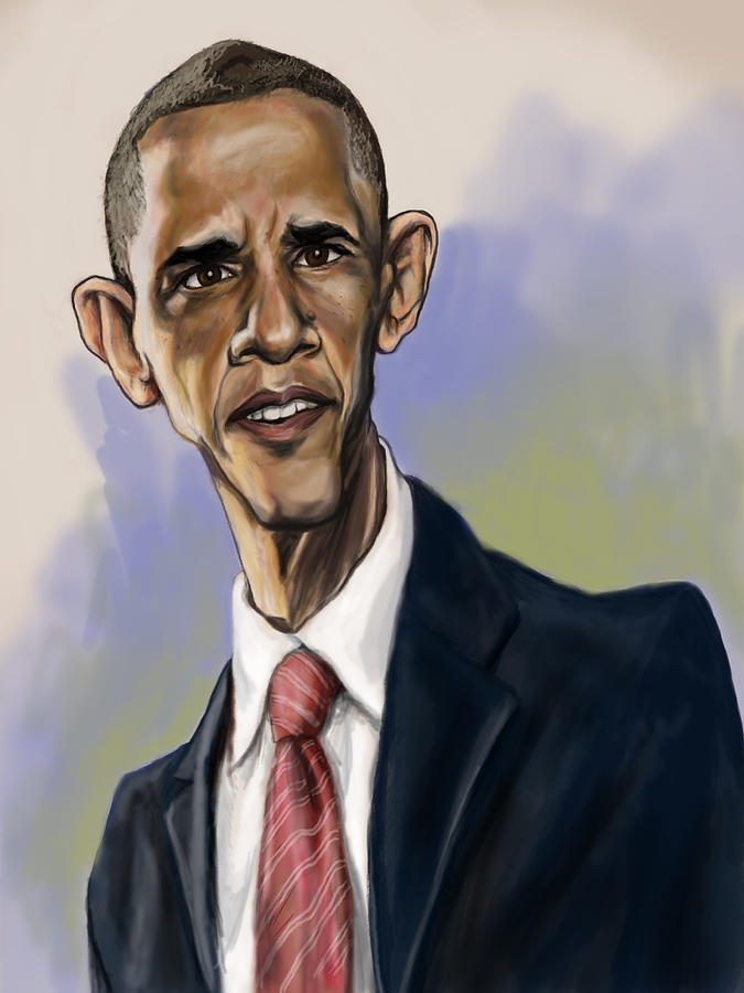 Barack Obama Painting - Obama by Tyler Auman