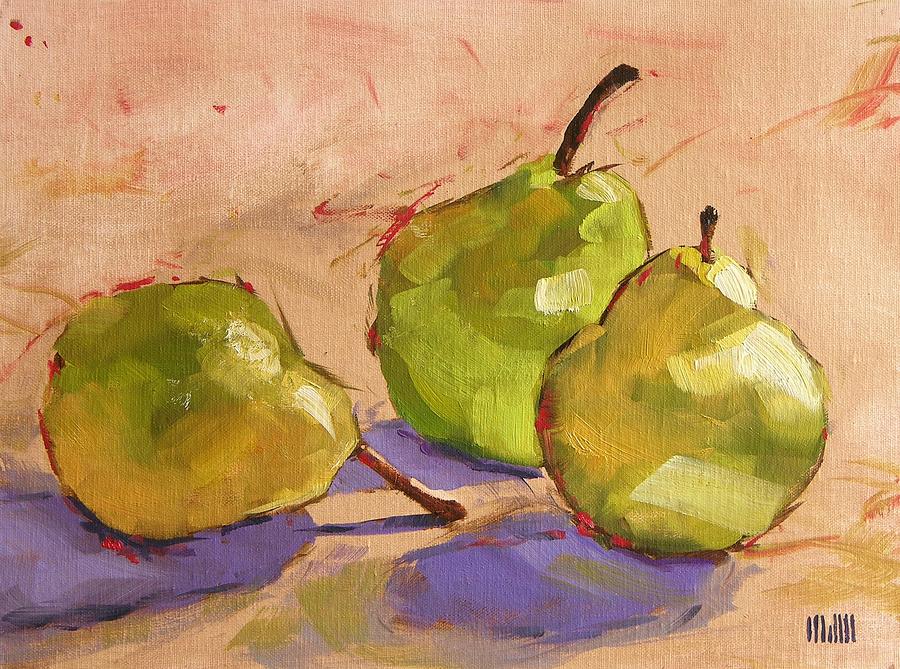 Pear Painting - Obeisance by Mary McInnis